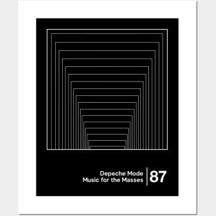 Music for the Masses - Minimalist Graphic Design Artwork Posters and Art